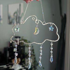 Celestial Cloud Wire Wrapped Suncatcher